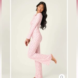 PJ Salvage NWT PJ Set Crazy For the Holidays (Pink)